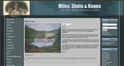 Desktop Screenshot of miles-shute-kouns-families.com